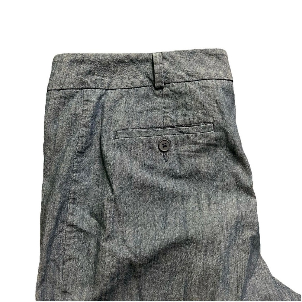 Light Gray Women's Linen-Blend Pants - Picture 2 of 4